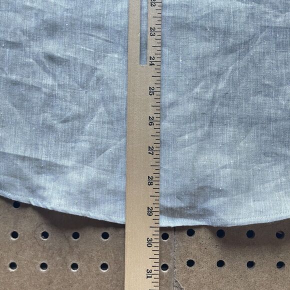 NWT Amina Rubinacci Napoli Costanza Green Italy 100% Linen Shirt Size 48 Women - Picture 12 of 13